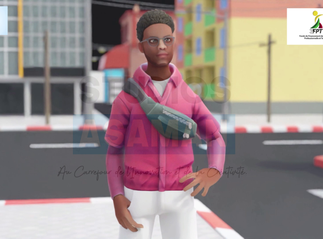 Animation 3D: Omar à la 3FPT.