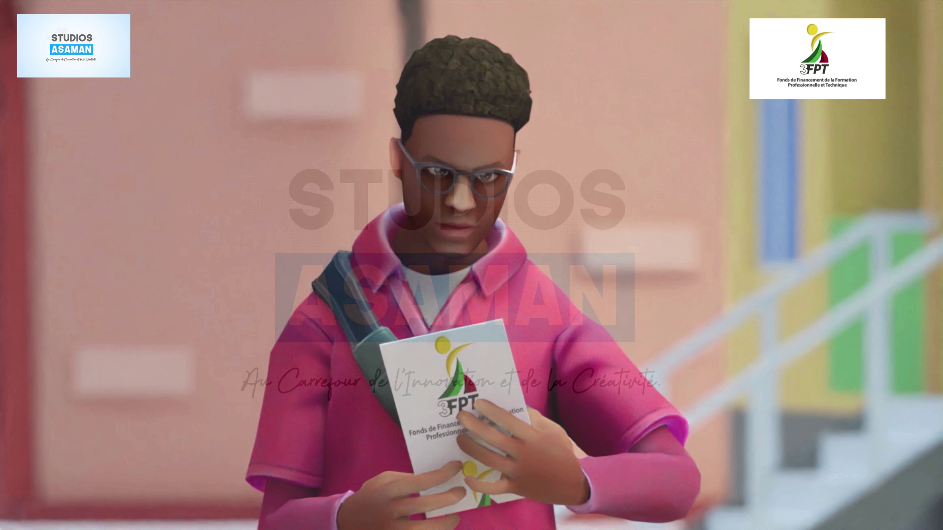 Animation 3D: Omar à la 3FPT.