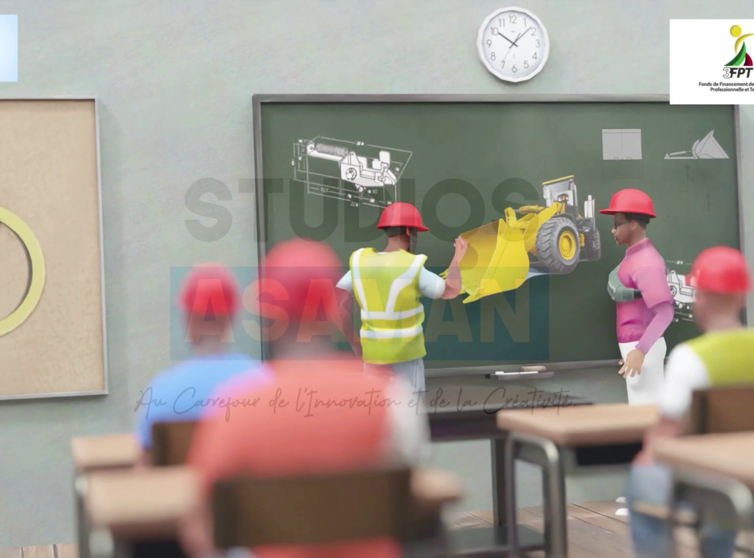 Animation 3D: Omar à la 3FPT.