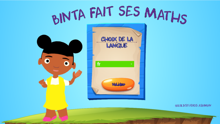 Serious Game : Binta fait ses maths