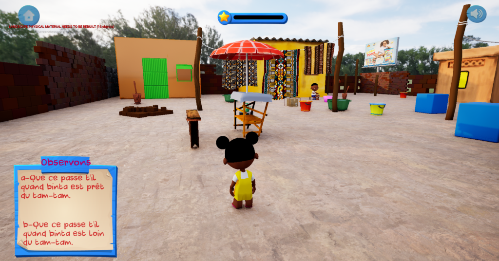 Serious Game : Binta fait ses maths